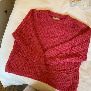 Loft pink sweater